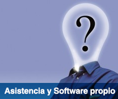 Asesoramiento gratuito y software propio