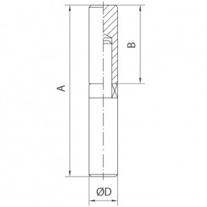 Pernio Torneado con Rodamiento Axial