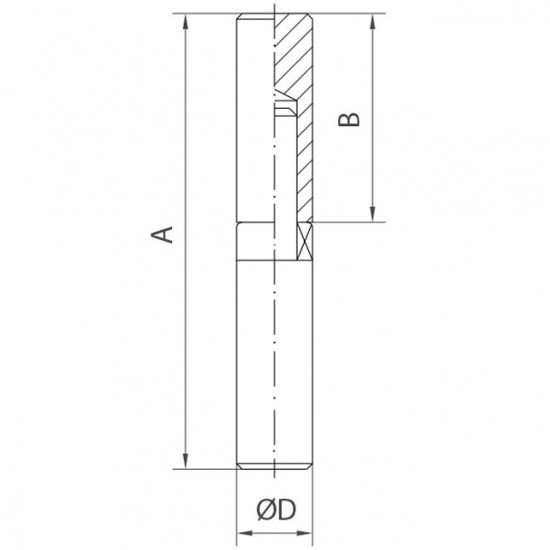 Pernio Torneado con Rodamiento Axial