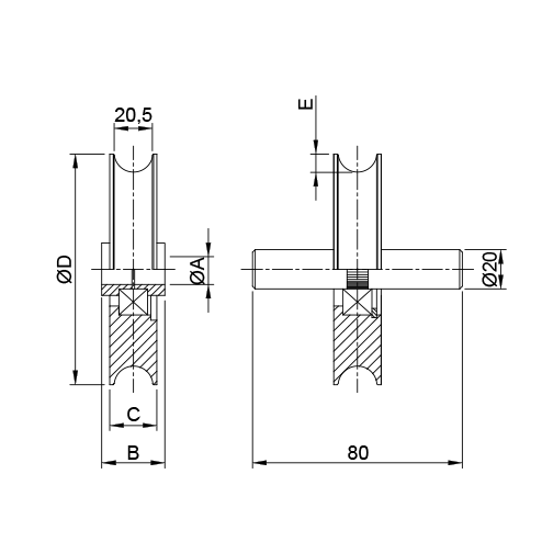Puertas correderas a suelo