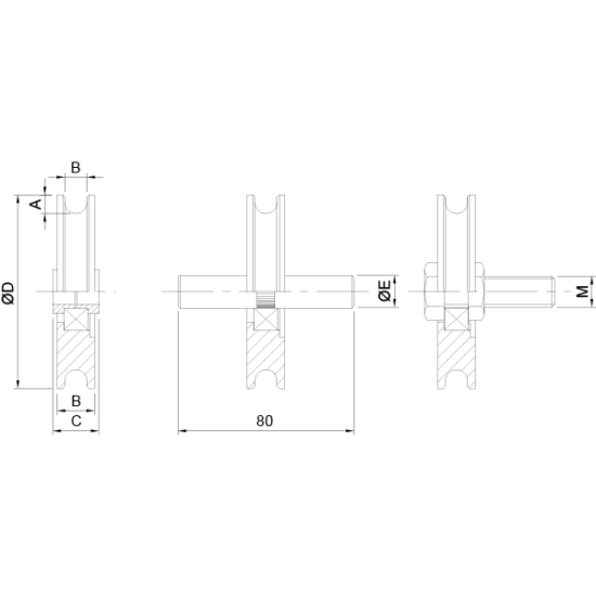 Herrajes para puertas elevables