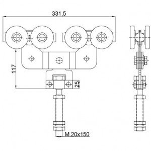 Plano Rollapar U-70 doble E2000