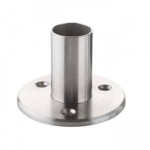 base anclaje barandado inox