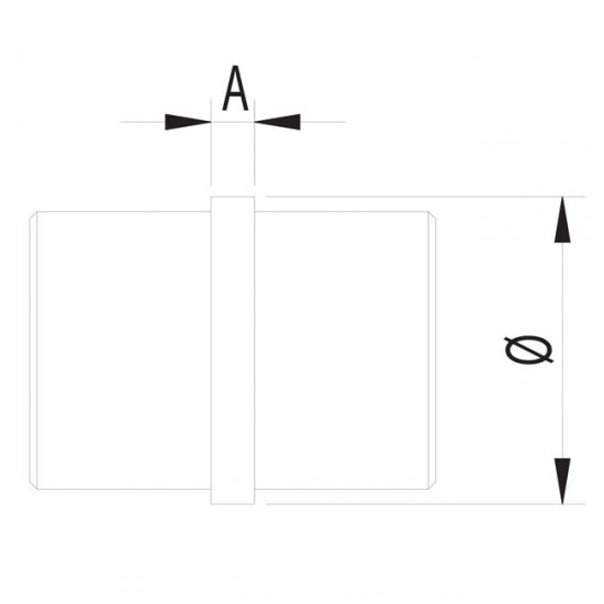 Dibujo técnico Conector recto