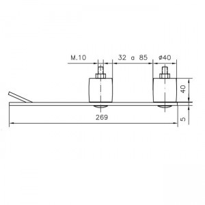 Dibujo técnico guía doble