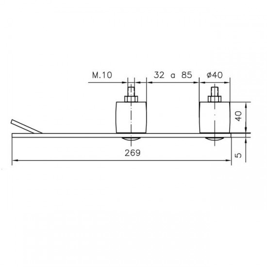 Dibujo técnico guía doble