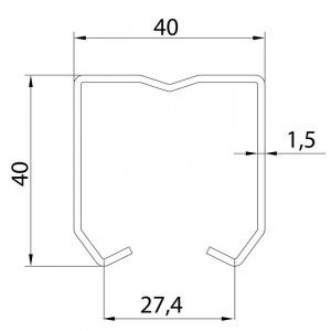 rieles para puertas correderas inox superior