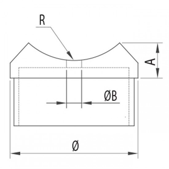 Dibujo técnico Soporte tubo