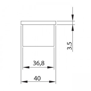 Dibujo técnico Terminal plano