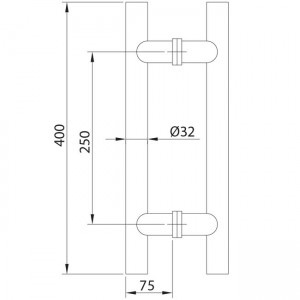 Dibujo técnico tirador modelo 5