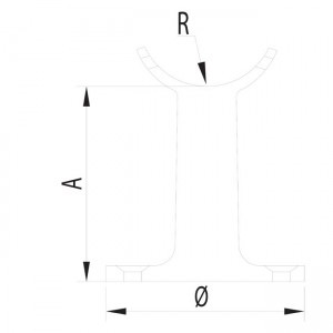 Dibujo técnico Soporte pared