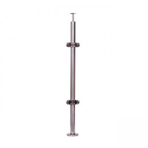 postes barandillas vidrio inox 90grados