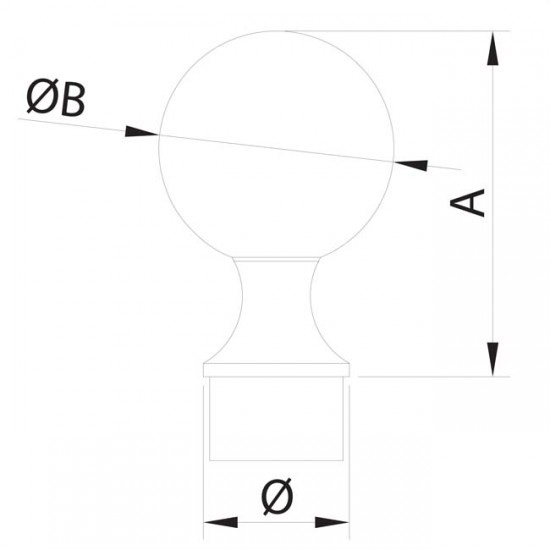 terminal bola barandillas acero inoxidable