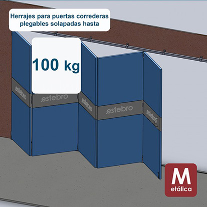 Herrajes para puertas: Kit Herrajes para puertas correderas rústicas