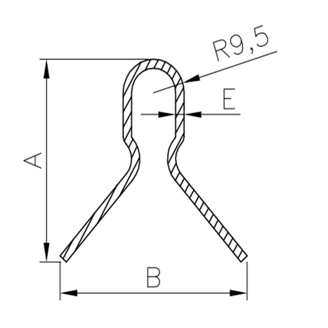 TOPE PUERTA CORREDERA ATORNILLAR 100x114 CARRIL MARIPOSA U20